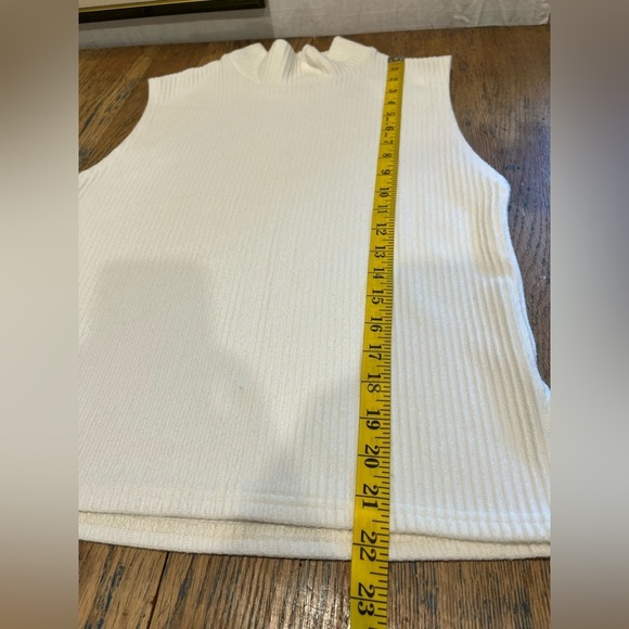 MIMZ – Sleeveless Ribbed Knit Mock Neck Top – Size P/S - Picture 8 of 8